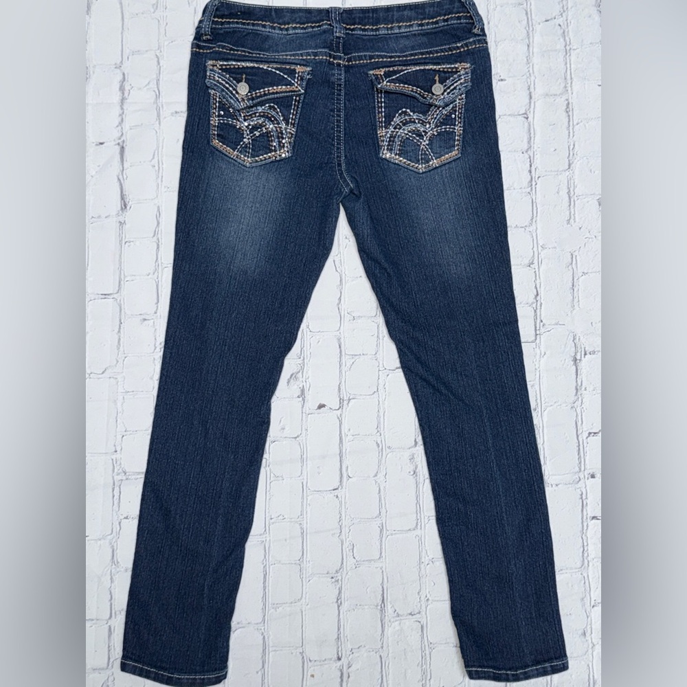Rue21 Dark Blue Skinny Jeans-older style - Picture 2 of 5